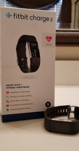 EUC Fitbit Charge 2 with 4 silicone bands